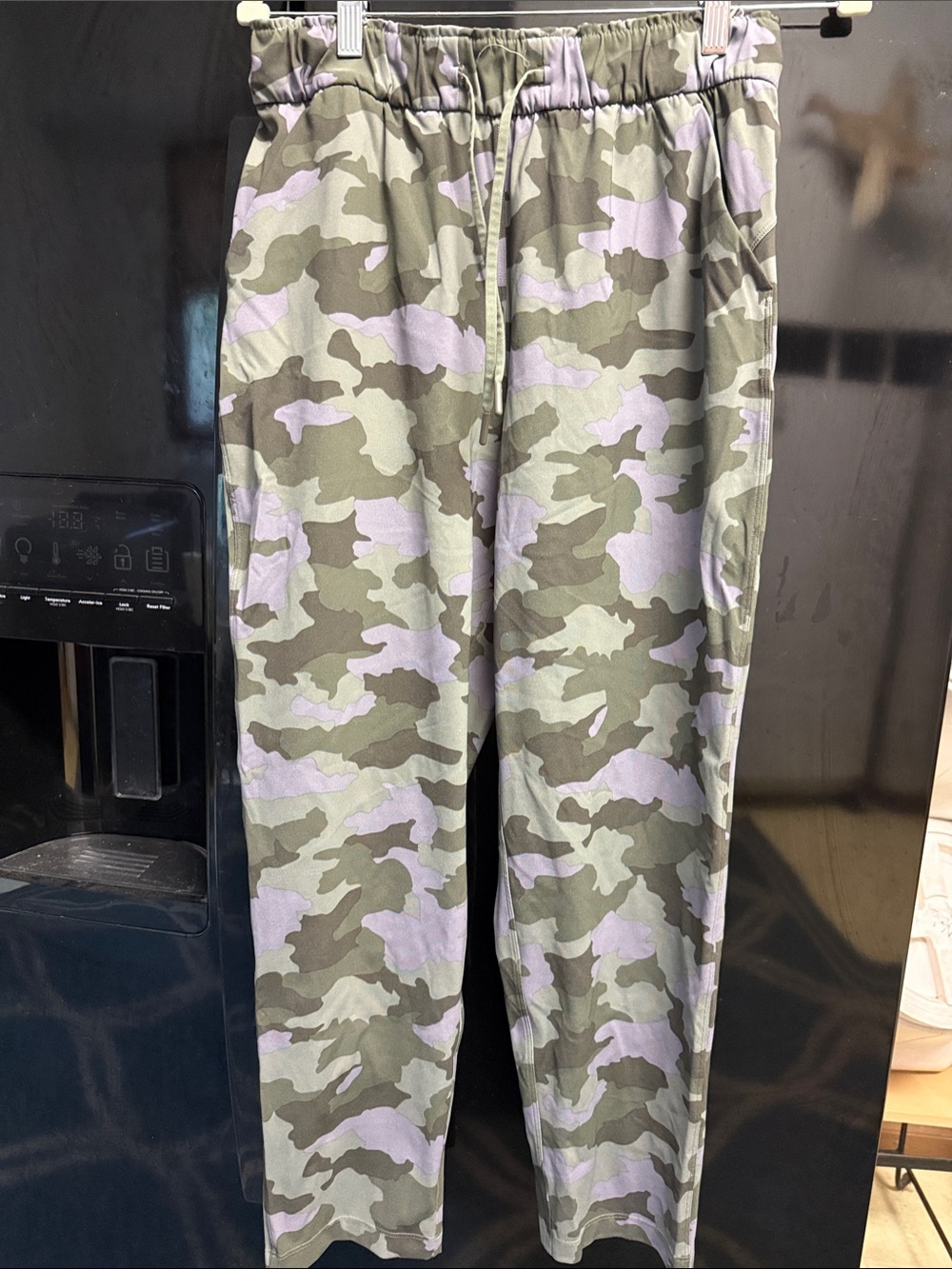 lululemon Women’s Camouflage Drawstring Pants - Olive & Lilac